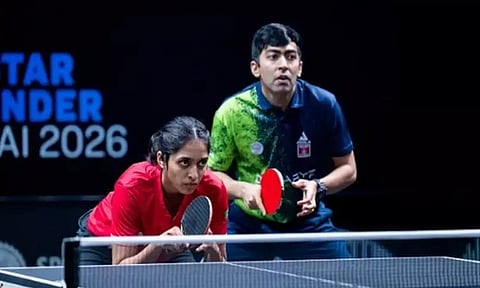 சர்வதேச டேபிள் டென்னிஸ்: ஹர்மித் - யஷஸ்வினி ஜோடி இறுதிப்போட்டிக்கு தகுதி