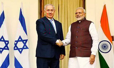 பிரதமர் மோடி இரண்டு நாள் பயணமாக இஸ்ரேல் செல்கிறார்