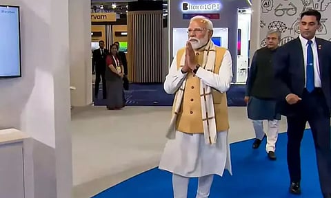 டெல்லியில் சர்வதேச AI உச்சிமாநாட்டை தொடங்கி வைத்தார் பிரதமர் மோடி!