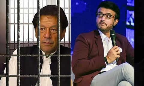 பாகிஸ்தானின் கேப்டனாகவும் பிரதமராகவும்... இம்ரான் கானுக்கு ஆதரவாக பேசிய கங்குலி