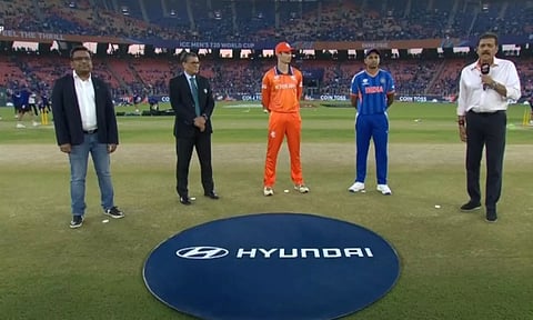 டி20 உலகக் கோப்பை 2026: நெதர்லாந்துக்கு எதிராக 2 மாற்றத்துடன் இந்தியா பேட்டிங் தேர்வு