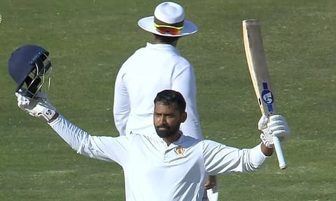 2வது இன்னிங்சிலும் ஸ்மரன் ரவிசந்திரன் சதம்: வலுவான முன்னிலை பெற்ற கர்நாடகா