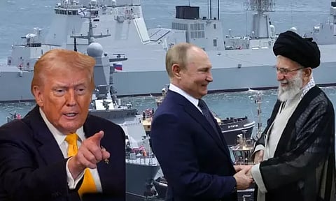 ஈரான்-ரஷியா கூட்டு ராணுவப் பயிற்சி.. அமெரிக்க தாக்குதலை எதிர்கொள்ள முழுவீச்சில் நடக்கும் ஏற்பாடுகள்