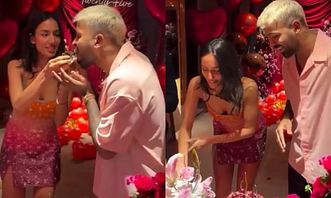 காதலிக்கு பிறந்தநாள் வாழ்த்து தெரிவித்த பாண்ட்யா- காதலியின் ரியாக்ஷன் வைரல்