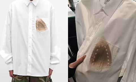 இது எல்லாம் ஒரு டிசைனா... VETEMENTS ப்ராண்ட் வெள்ளை சட்டையின் விலை ரூ.1 லட்சமாம்