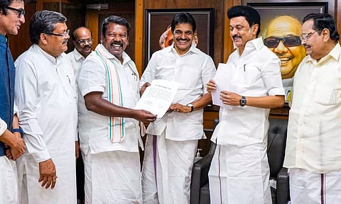 திமுக - காங்கிரஸ் தொகுதிப் பங்கீடு: இன்று முதலமைச்சரை சந்திக்கும் கே.சி.வேணுகோபால்!