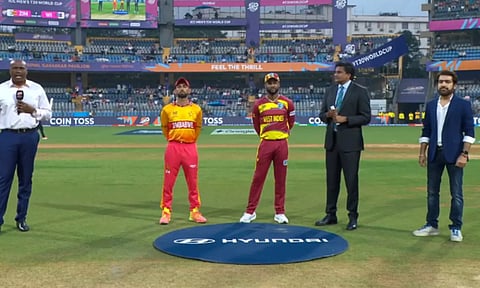 வெஸ்ட் இண்டீஸ் அணிக்கு எதிராக ஜிம்பாப்வே பந்து வீச்சு தேர்வு