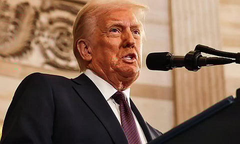 வரிகள் மூலம் பணம் குவிகிறது: எனது ஆட்சி அமெரிக்காவின் பொற்காலம்- பாராளுமன்றத்தில் டிரம்ப் பேச்சு