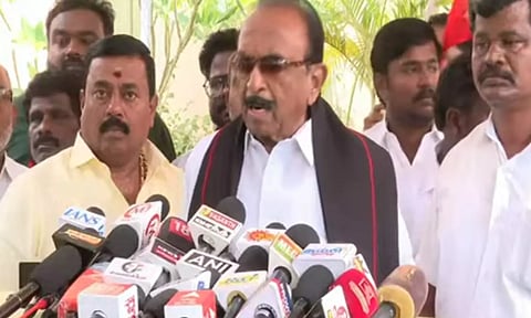 ம.தி.மு.க. தனிச்சின்னத்தில் போட்டி - வைகோ