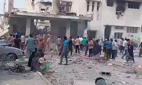 ஈரான் பள்ளி மீது தாக்குதல்: பலி எண்ணிக்கை 165 ஆக உயர்வு