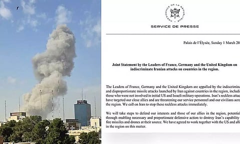 ஈரானுக்கு எதிராக களம் இறங்க தயார் - பிரிட்டன், பிரான்ஸ், ஜெர்மனி நாடுகள் கூட்டறிக்கை