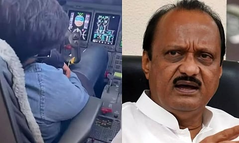 பாராமதி விமான விபத்து: விமானி இருக்கையில் உரிமையாளர் தூக்கம் - பகீர் வீடியோ பகிர்ந்த அஜித் பவார் மகன்