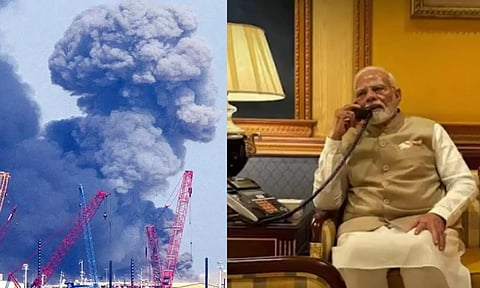 போர் சூழலில் சிக்கிய லட்சக்கணக்கான இந்தியர்கள்.. வளைகுடா நாடுகளின் தலைவர்களுடன் பிரதமர் மோடி பேச்சு