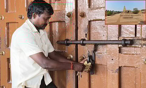 சந்திர கிரகணத்தை முன்னிட்டு தஞ்சை பெரிய கோவிலில் நடை அடைப்பு