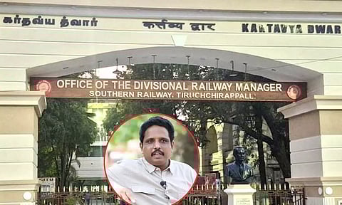 திருச்சி ரெயில்வே நுழைவு வாயிலுக்கு இந்தி பெயர்- எம்.பி. சு.வெங்கடேசன் கண்டனம்