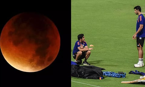 சந்திர கிரகணம்... மூடநம்பிக்கையால் இந்திய கிரிக்கெட் அணி எடுத்த அதிரடி முடிவு?