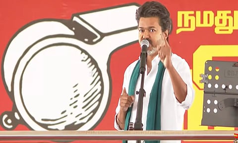 தமிழ்நாட்டு மக்களின் உண்மையான பிரதிநிதி நான் தான்- த.வெ.க தலைவர் விஜய்