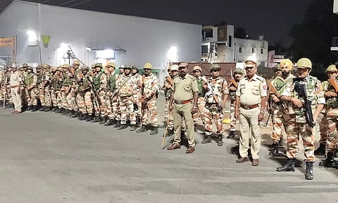வில்லியனூரில் இந்திய-திபெத்திய எல்லை காவல் படையினர் கொடி அணிவிப்பு