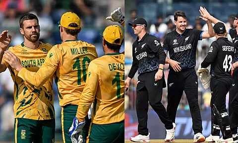 உலகக் கோப்பை நாக்அவுட்டில் நியூசிலாந்திற்கு எதிராக மோசம்: வரலாற்றை மாற்றி அமைக்குமா தென்ஆப்பிரிக்கா? #T20 World Cup Semi Final