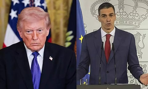 டிரம்ப் விதித்த வர்த்தக தடை எதிரொலி: அமெரிக்காவின் மிரட்டலுக்கு பணிய மாட்டோம்: ஸ்பெயின் பிரதமர் பதிலடி