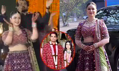 தம்பியின் திருமணத்தில் நடனமாடிய சாரா டெண்டுல்கர் - வீடியோ வைரல்