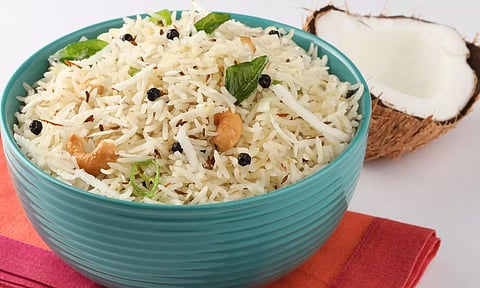 சத்துக்கள் நிறைந்த சுவையான தேங்காய் பால் சாதம்