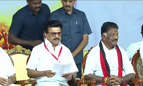 அதிமுக இப்போது அபகரிப்பு திமுக-வாக மாறியுள்ளது: மதுரையில் ஓ. பன்னீர் செல்வம் பேச்சு