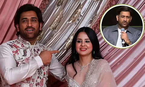 மனைவி என் பக்கம் இருந்தால்... சாக்ஷி குறித்து நெகிழ்ச்சியுடன் பேசிய #MSDhoni