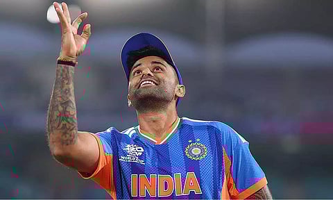 #T20WorldCup இறுதிப்போட்டியில் டாஸ் முக்கிய பங்கு வகிக்கும் - பிட்ச் குறித்து பேசிய சூர்யகுமார்