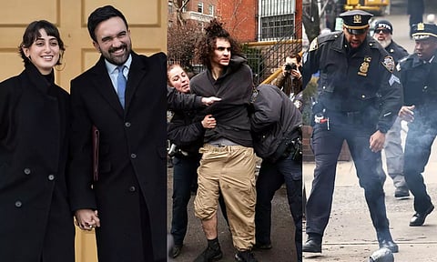 VIDEO: நியூயார்க் மேயர் மம்தானி வீட்டின் வெளியே குண்டுவீச்சு - அமெரிக்காவில் பரபரப்பு | Zohran Mamdani