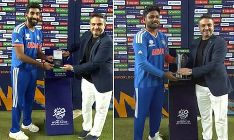 டி20 உலகக் கோப்பை: ஆட்ட நாயகன் பும்ரா, தொடர் நாயகன் சஞ்சு சாம்சன் #T20WorldCup