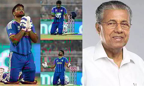 இதுதான் உண்மையான கேரளா ஸ்டோரி... சஞ்சு சாம்சனை பாராட்டிய பினராயி விஜயன் #sanjusamson