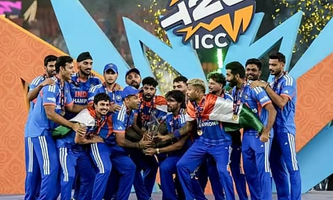 #T20WorldCup மூன்றாவது முறையாக டி20 உலகக் கோப்பை வென்ற இந்திய அணிக்கு ரூ.131 கோடி பரிசு - பிசிசிஐ தாராளம்