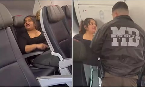 அமெரிக்காவில் ஹெட்ஃபோன் இல்லாததால் விமானத்தில் இருந்து இறக்கிவிடப்பட்ட பெண்...கைதட்டி கொண்டாடிய பயணிகள்!