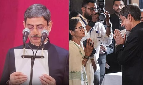 VIDEO: மேற்கு வங்க ஆளுநராக பொறுப்பேற்றார் ஆர்.என்.ரவி | R.N. Ravi