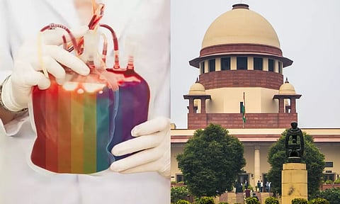 LGBTQ+ சமூகத்தினர் ரத்த தானம் செய்ய தடை தொடரும் - மத்திய அரசு வாதத்தை ஏற்று உச்சநீதிமன்றம் தீர்ப்பு