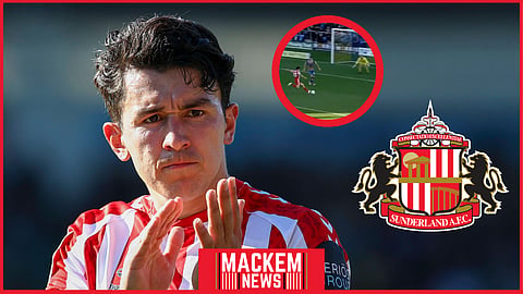 Luke O'Nien scored his first Sunderland goal against Shrewsbury in 2018 (Credit: Sunderland AFC)