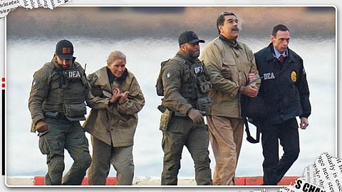 Nicolas Maduro and Cilia Flores