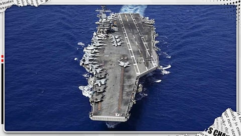 യുഎസ് പടക്കപ്പലിന്റെ നീക്കങ്ങള് നിരീക്ഷിച്ച് ഇറാന്റെ ഡ്രോണ്; വെടിവെച്ചിട്ടെന്ന് ട്രംപ് ഭരണകൂടം