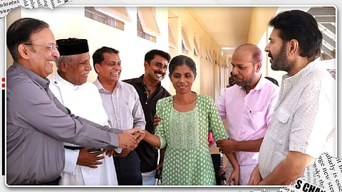 അതിജീവനത്തിനൊരു കൈത്താങ്ങ്; സന്ധ്യയെ സന്ദർശിച്ച് മമ്മൂട്ടി