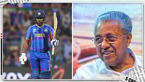 Sanju Samson and Pinarayi Vijayan