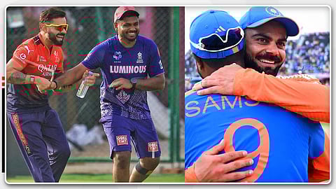 sanju samson and viratkohli