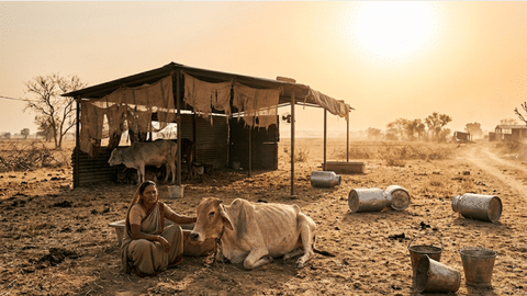 ചൂടിൽ 'ഉരുകി' ക്ഷീരമേഖല; പാൽ ഉൽപാദനത്തിൽ വൻ ഇടിവ്! കർഷകർ കടുത്ത പ്രതിസന്ധിയിൽ; വരുന്നത് വലിയ പാൽക്ഷാമമോ?