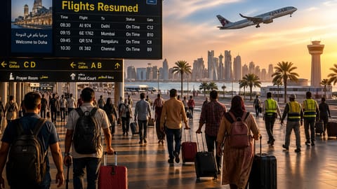 പ്രവാസികൾക്ക് സന്തോഷ വാർത്തയുമായി ഖത്തർ; സാമ്പത്തികമായും സമാധാനപരമായും രാജ്യം തിരിച്ചുവരവിന്റെ പാതയിൽ