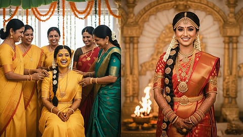 ಅರಿಸಿನ ಶಾಸ್ತ್ರದಿಂದ ಮುಹೂರ್ತದವರೆಗೆ: ವಧುವಿನ ಸೊಬಗಿನ ಅಲಂಕಾರಗಳ ಅನಾವರಣ