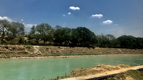 River Sutlej near the Mattewara forest in Punjab