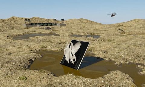 With Army funding researchers at the University of Rochester have developed an aluminum panel that angled at the sun purifies water.