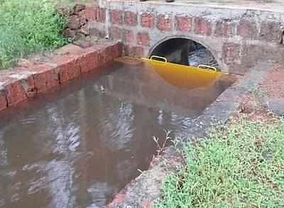 The micro ring check dam built by Nitile Mahabaleshwara Bhat