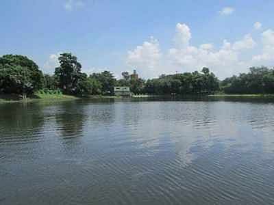 CESC Budge Budge Thermal Power station holding pond.