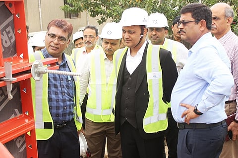 Delhi Jal Board Vice Chairman Somnath Bharti Takes Stock of Okhla Wastewater Treatment Plant Work